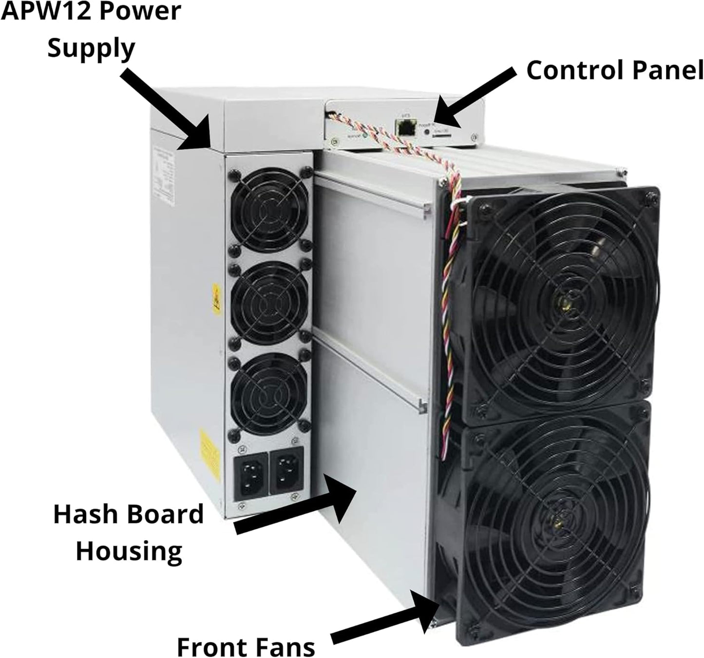 Bitmain Antminer E9 Ethereum 2400MH/s, Crypto Miner Classic ASIC, Mining Ethash/ETH/ETC Algorithm with 2.4GH/s Hash Rate Equal to 25 RTX 3080 Graphic Cards APW12 Power Supply